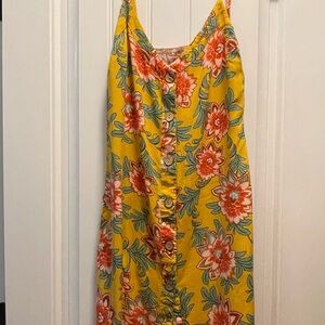 Primark Yellow Floral Dress